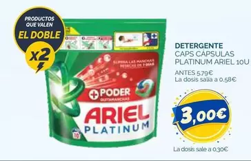 Ariel - Detergente Caps Capsulas Platinum