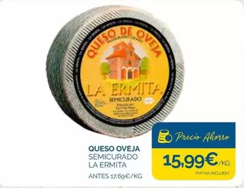 La Ermita - Queso Oveja Semicurado