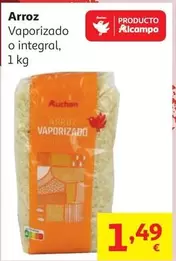 Auchan - Arroz Vaporizado O Integral