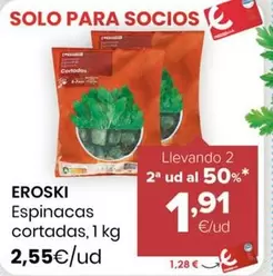 Eroski - Espinacas Cortadas