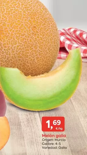 origen - Melon Galla Origen, Murcia, Calibre 4= Variedad Gailla