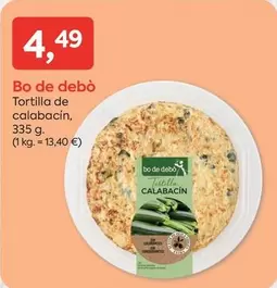 Bo de Debò - Tortilla De Calabacin
