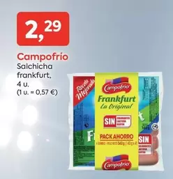 Campofrío - Salchicha Frankfurt