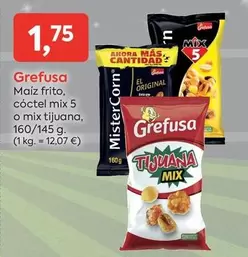 Grefusa - Maíz Frito, Cóctel Mix 5 O Mix Tijuana