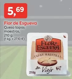 Flor de Esgueva - Queso Tapas Maestras