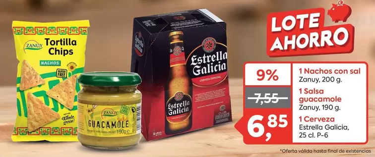 Estrella Galicia - 1 Nachos Con Sal Zannyano