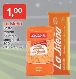 La Isleña - Pasta Rapida Pluma O Spaghetti