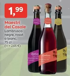 Maestri Del Casale - Lambrusco Negre, Rosat O Blanc
