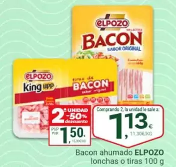 elpozo - Bacon Ahumado Lonchas O Tiras