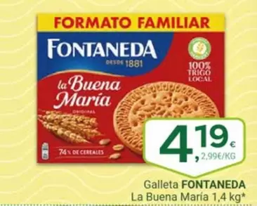 Fontaneda - Galleta La Buena Maria