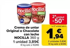 Nocilla - Crema De Untar Original O Chocolate Con Leche