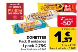 Donettes - Pack 8 Unidades