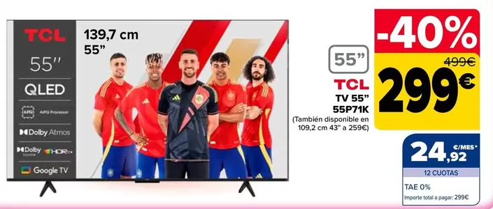 TCL - Tv 55" 55P7K