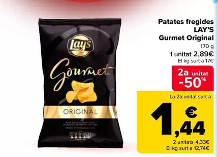 Lay's - Patates fregides Gurmet Original