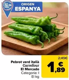 carrefour - Pebrot Verditalia El Mercado