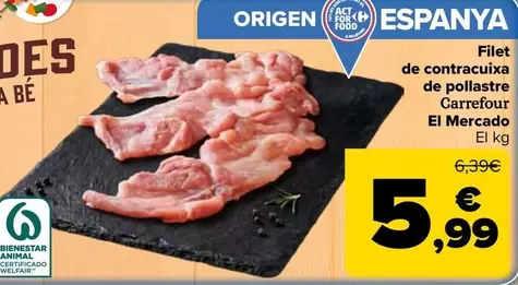 carrefour - Filet de contracuixa de pollastre El Mercado