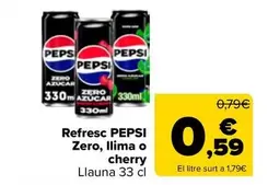 pepsi - Refresc Zero, Llima O Cherry