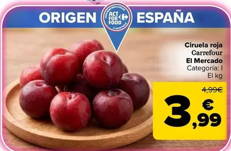 carrefour - Ciruela Roja El Mercado