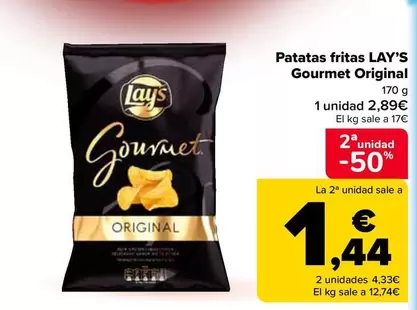 Lay's - Patatas Fritas Gourmet Original