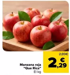 Que Rica - Manzana Roja ""