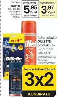 Gillette - Gel Defiador Fusion Piel Sensible