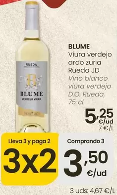 Blume - Vino Blanco Viura Verdejo D.O. Rueda
