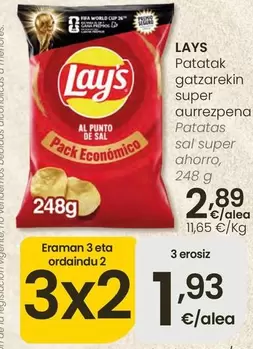 Lay's - Patatas Sal Super Ahorro