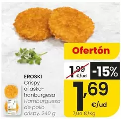 Eroski - Hamburguesa De Pollo Crispy