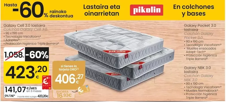 Pikolin - Colchon Galaxy Cell 3.0