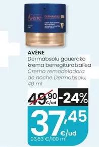 Avène - Crema Remodeladora De Noche Dermabsolu