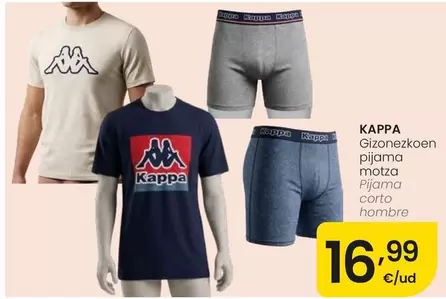 Kappa - Pijama Corto Hombre