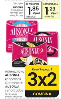 Ausonia - Compresa Normal Con Alas