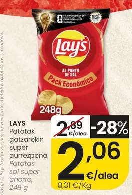 Lay's - Patatas Sal Super Ahorro