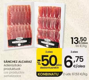 Sánchez Alcaraz - Los Productos Senalizados