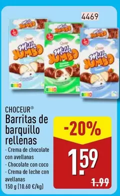 Barritas De Barquillo Rellenas