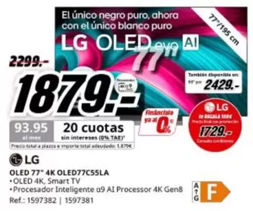 LG - Oled 77" 4k Oled77c55la