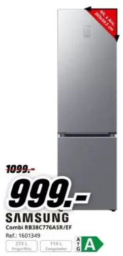 Samsung - Combi Rb38c776asr/ef