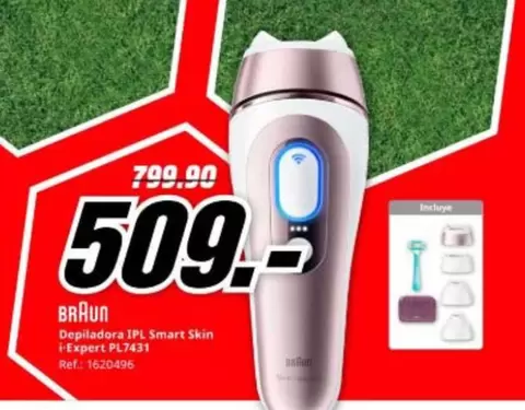 Braun - Depiladora 1pk Smart Skin +Expert