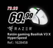 razer - Ratón Gaming Basidisk V3 X Hyperspeed