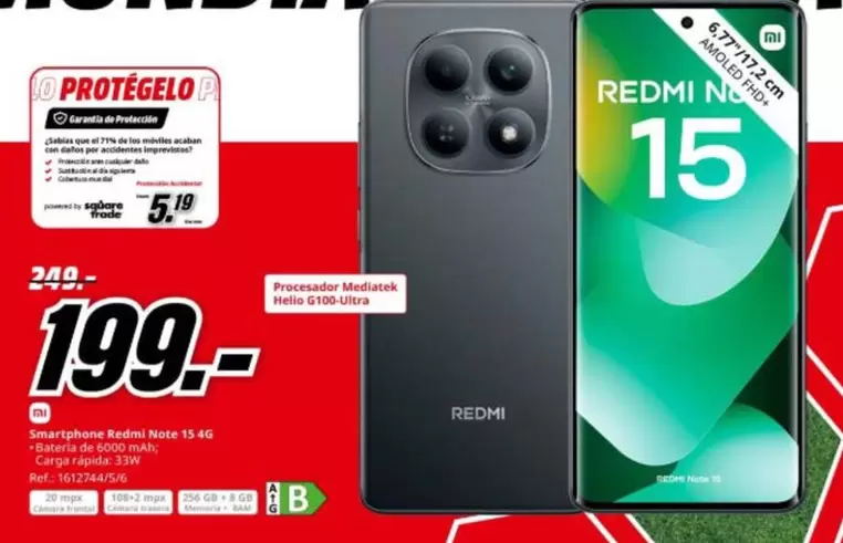 Xiaomi - Smartphone Redmi Note 15 15