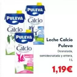 Puleva - Leche Calcio Desnatada, Semidesnatada Y Entera