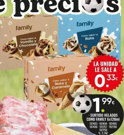 Family - Surtido Helados Cono