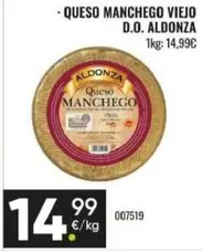 Queso Manchego Viejo D.o. Aldonza