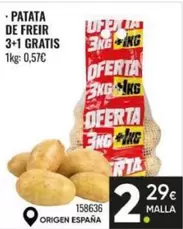 Patata De Freir Origen España