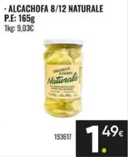Alcachofa 8/12 Naturale