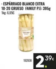 Family - Espárrago Blanco Extra 10-20 Grueso