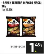 Maggi - Ramen Ternera O Pollo