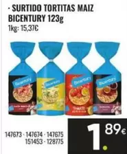 Bicentury - Surtido Tortitas Maiz