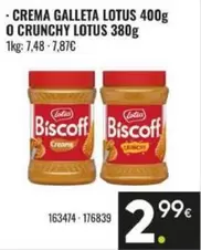 Lotus - Crema Galleta O Crunchy