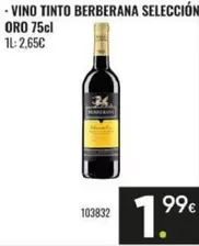Berberana - Vino Tinto Seleccion Oro